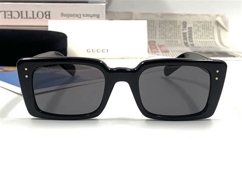 gucci - gg0539s - acetate - shiny black|Square.